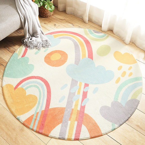 Rainbow-colored-rug