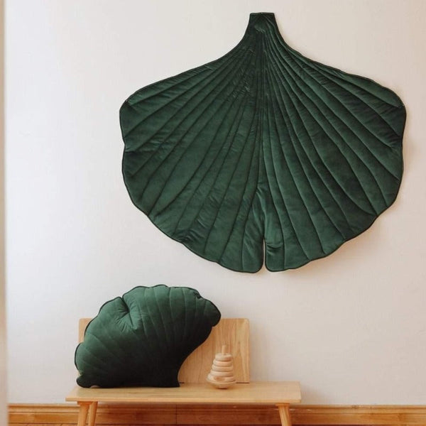 Ginkgo-Green-Corduroy-Leaf-Mat