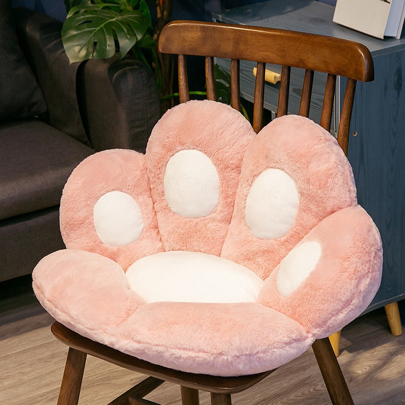 pink-cat-paw-cushion