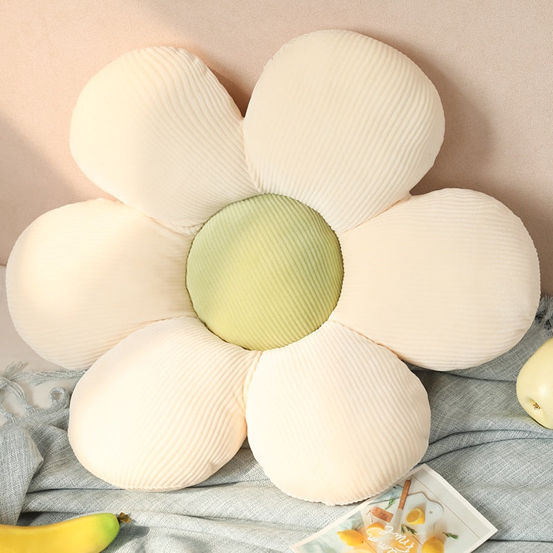 cushion-petal-flower-white-green