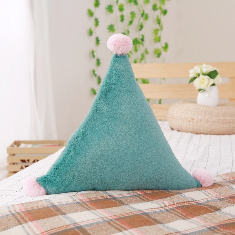 baby-triangle-cushion-green-and-pink