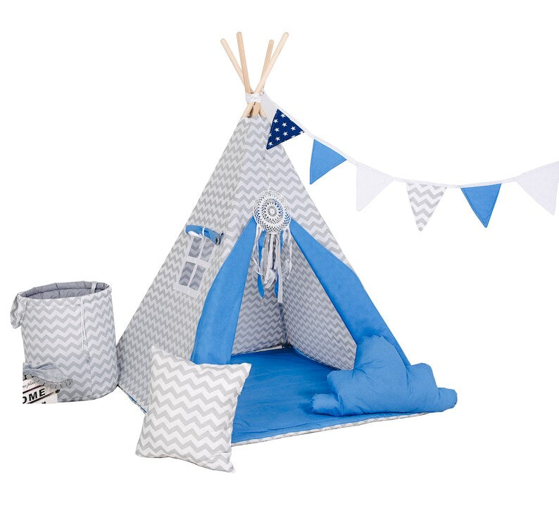 teepee-boy-blue-and-gray-stripes