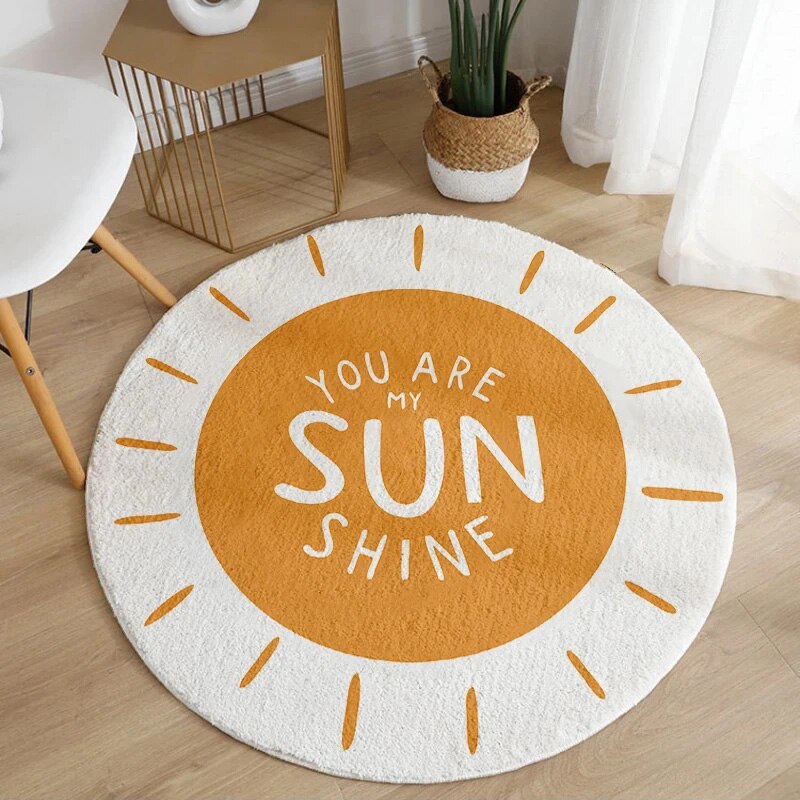 Round-sun-rug