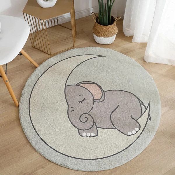 Rug-with-elephant