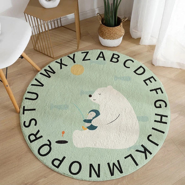 Round-Bear-Rug