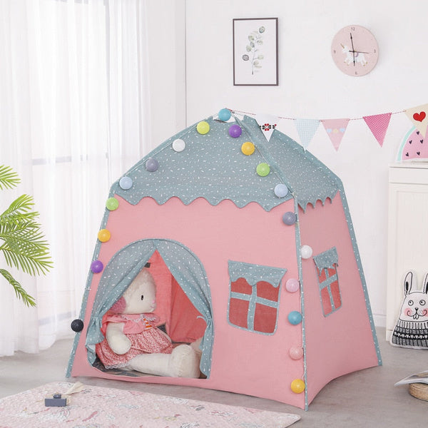 Girls-play-tent