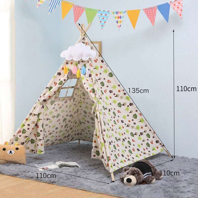 teepee-child-forest-pattern