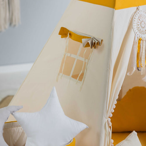 teepee-space-child-bed-yellow-white