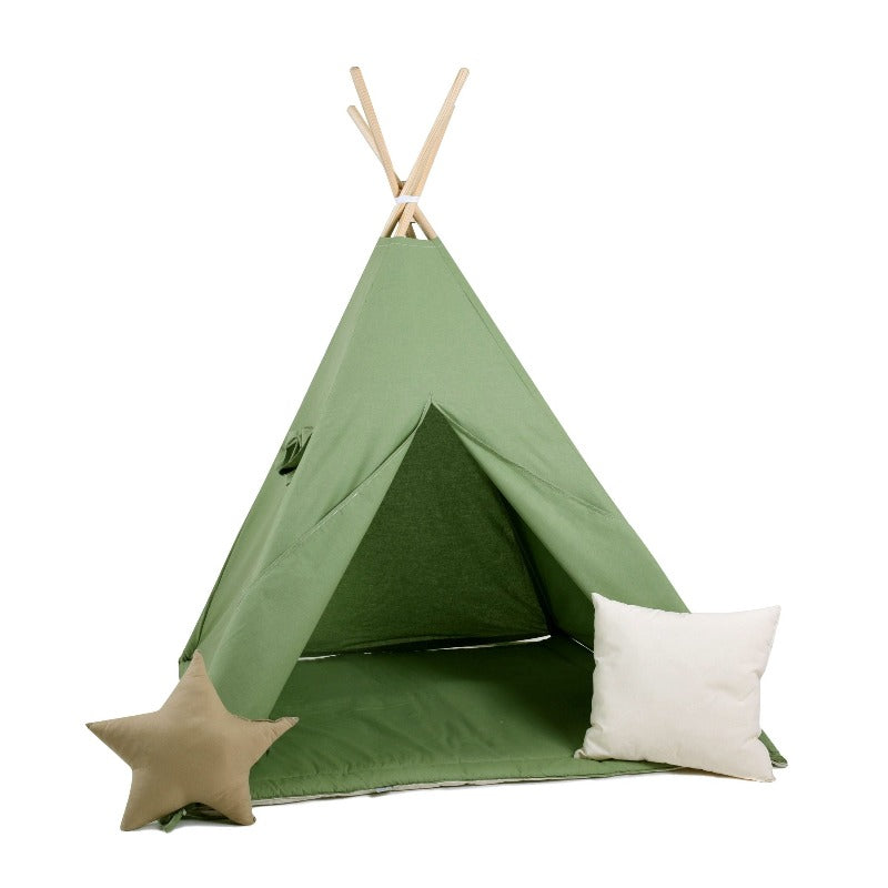 green-indian-child-tepee